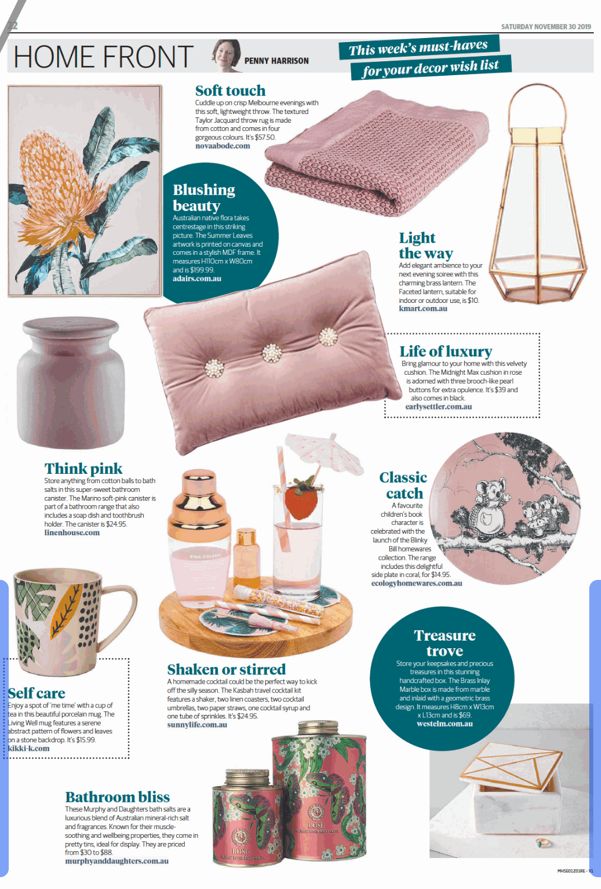 Herald Sun - Living December 2019