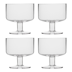 Ecology Classic Set of 4 Footed Bowls 10cm