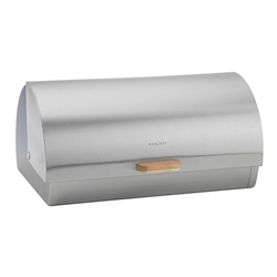 Ecology Provisions Stainless Steel & Acacia Bread Bin