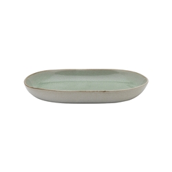Ecology Galet Shallow Oval Bowl 22cm Sage