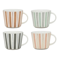 Chalk S4 Mugs 260ml Two Stripe