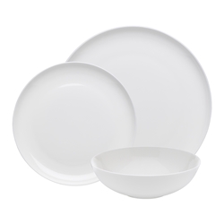 Ecology Canvas 12 Piece Dinner Set White