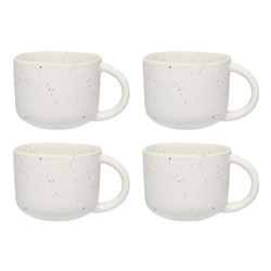 Ecology Domus Mug 270ml Set of 4 Ecru