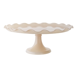 Ecology Ruffle Cake Stand Pink Salt 33cm