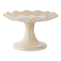 Ecology Ruffle Cake Stand Pink Salt 20cm