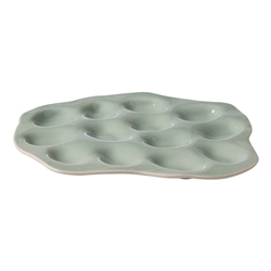 Ecology Selvedge Oyster Plate Ours 36.5cm