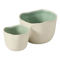 Ecology Selvedge Salt and Pepper Pinch Bowls