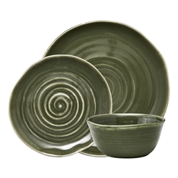 Ecology Ottawa 12 Piece Dinner Set Moss