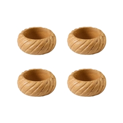 Ecology Whirl Set of 4 Napkin Rings