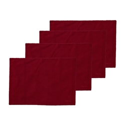Ecology Weft Set of 4 Placemats Elderberry