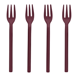Ecology Apostle Set of 4 Cake Forks 13cm Elderberry