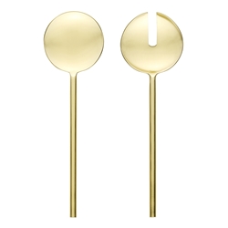 Ecology Apostle Salad Servers 26cm Gold