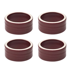Ecology Ottawa Set of 4 Napkin Rings Elderberry