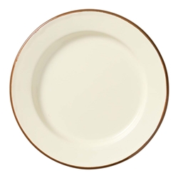 Ecology Mori Rimmed Plate 20cm Terracotta