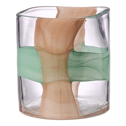 Ecology Mesa Vase/Candle Holder 20cm Celadon/Petal