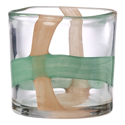 Ecology Mesa Vase/Candle Holder 10cm Celadon/Petal