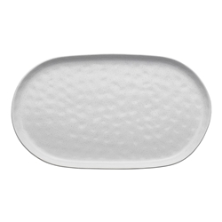 Speckle Oval Serving Serving Platter Milk