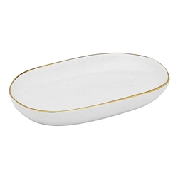 Speckle Sml Shallow Bwl MilkGo