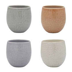 Ecology Linen Set of 4 Cuddle Mugs 320ml