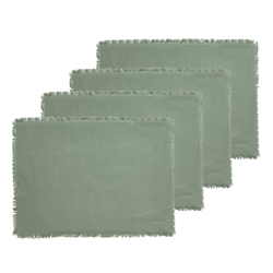 Ecology Fray Set of 4 Placemats Midday