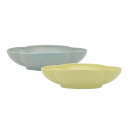 Ecology Bloom Set of 2 Oval Dip Bowls 12cm
