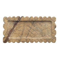 Ecology Artifact Scallop Marble Tray