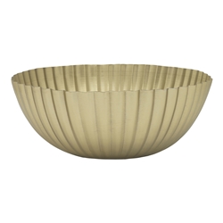 Ecology Ingot Fluted Bowl 22cm Gold