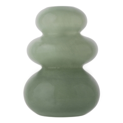 Ecology Pebble Vase 21cm Opal Leaf