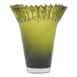 Ecology Tousle Fluted Vase 29cm Meadow