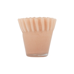 Ecology Tousle Fluted Vase 14cm Pink Salt