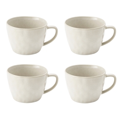 MARIE S/4 MUGS 410ML WHEAT