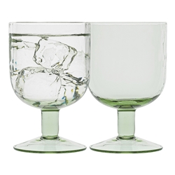 Ecology Equinox Set of 4 Goblet Sea Mist 300ml