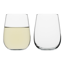 Porto Harvest Set of 6 Stemless Wine Glasses 430ml