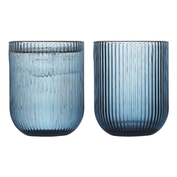 Porto Brittany Set of 4 Tumblers 230ml Bleu