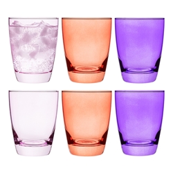 Porto Estelle Tumbler Set of 6 300ml Pink