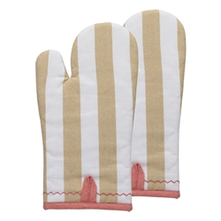 Porto Lola Set of 2 Oven Gloves Almond
