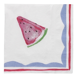 Porto Fiesta Paper Napkin 20 Pack Watermelon