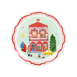 Porto Night Before Side Plate 20cm Pink House