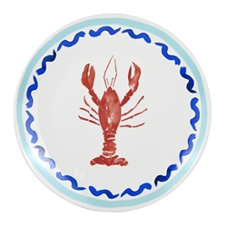 Porto Riviera Round Platter 30cm Lobster