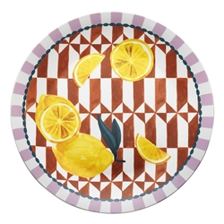 Valentina Rnd Platter Lemon