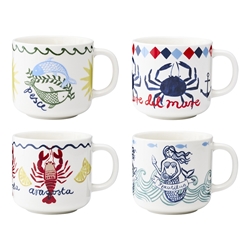 Porto Nautilus Set of 4 Mugs 300ml