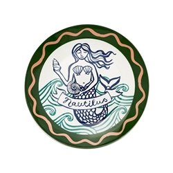 Porto Nautilus Side Plate 20cm Siren