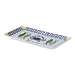 Porto Nautilus Rectangle Serving Platter 29.5cm Pesce