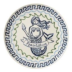 Porto Nautilus Round Serving Platter 32cm Siren