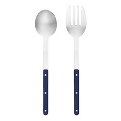 Porto Sona Set of 2 Salad Servers 27cm Navy