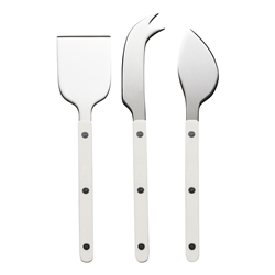 Porto Sona Set of 3 Cheese Knives Vanilla
