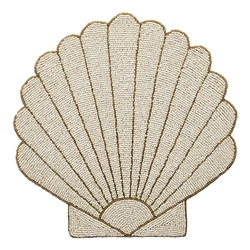 Porto Nautilus Beaded Shell Placemat 36cm