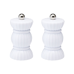 Porto Bon Bon Salt and Pepper Grinders 10cm Vanilla