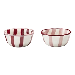 Porto Sable Set of 2 Dip Bowls Raspberry