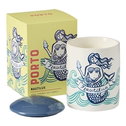 Porto Nautilus Ceramic Candle 490g
